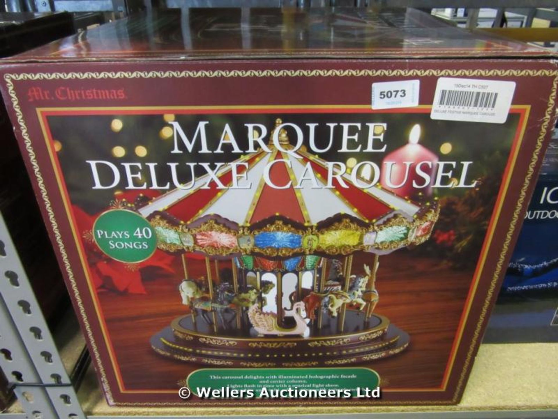 *DELUXE FESTIVE MARQUEE CAROUSEL