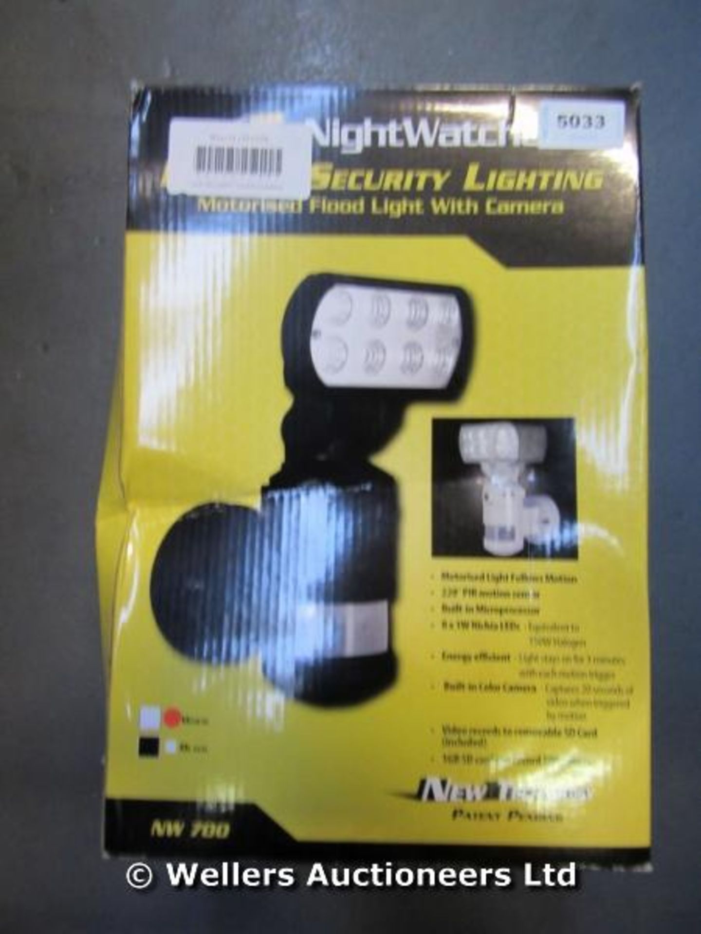 *LED SECURITY LIGHT/CAMERA