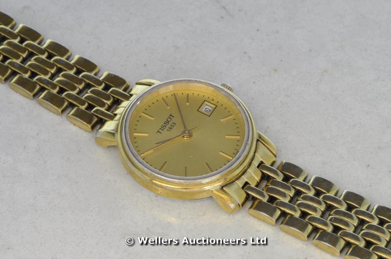 *Ladies` Tissot wristwatch, a/f (Lot subject to VAT)