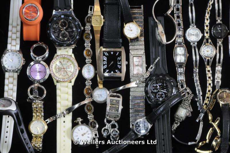 *Bag containing twenty-five mixed watches including Pulsar, Accurist, Sekonda and a small pocket