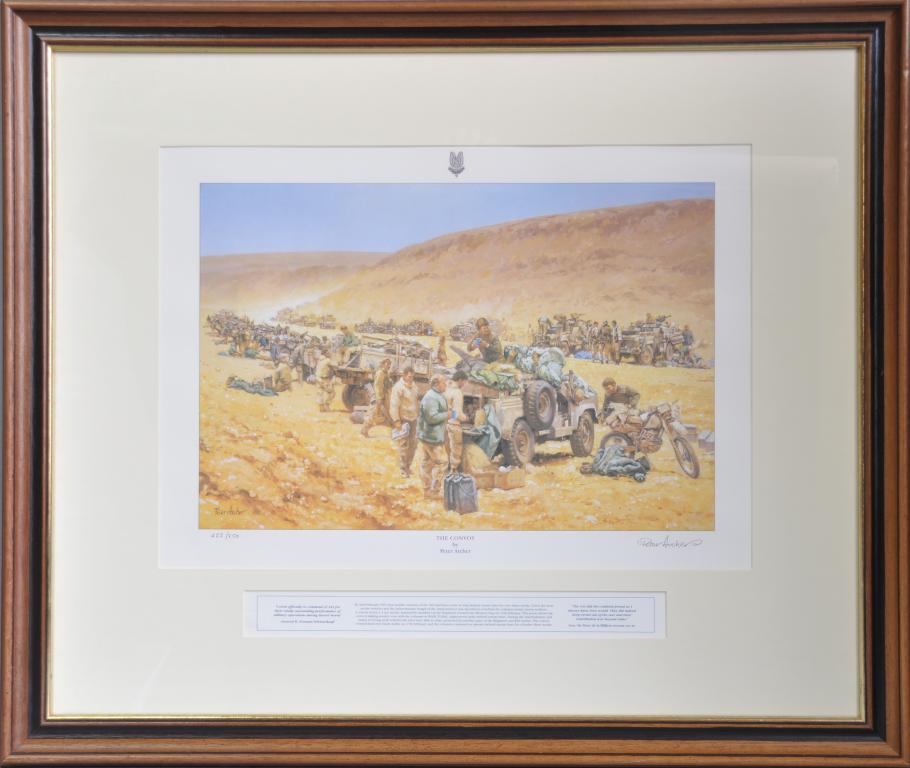 After David Shepherd - `Patrol Action in Malaysia`, limited edition print, 30/850, signed in pencil,