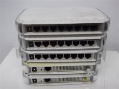 5 x Assorted Netgear Wireless access points, Ethernet Switches and 8 port External Switch – REF: