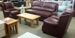 FURNITURE STORE CLOSURE Leather Suites - Beds - Dining Table Sets - Tables - Garden Furniture Hundreds Of Quality Lots Must Be Sold!