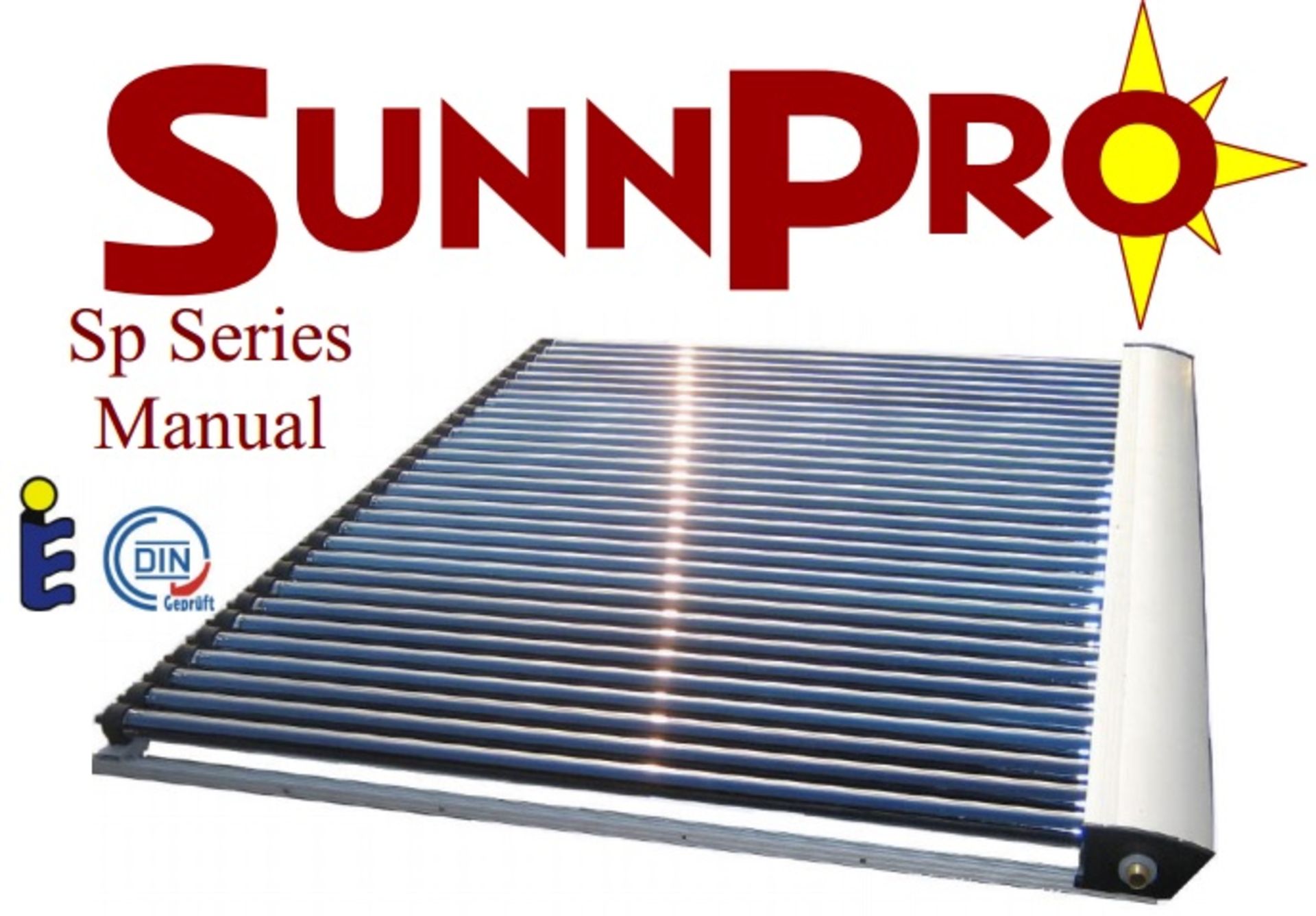 Lot comprising 1 x Sunnpro SP30 Vacuum Tube Solar Panel 

Size 2420 x 2010mm 
Amongst The Most