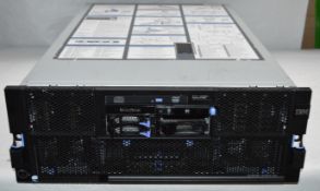 1 x IBM Systems X3850 M2 4U  Rackmount File Server - Features 4 x 2.4ghz Xeon MP Quad Core