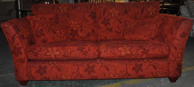 1 x Luxury 3 Seater Sofa by Mark Webster – Comes in a Fabulous Fabric – Includes Cushions & Arms for