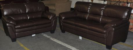 1 x Eclipse Modern 3 Seater + 2 Seater Set – Comes in a Brown Perlomo – Ex Display – 3 Seat