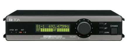 1 x TOA Electronics - WT-5800 D04 - True Diversity UHF Wireless Tuner - CL101 - Removed From Working