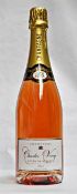 1 x Charles Vercy Cuvee de Reserve Brut Rose, Champagne, France -  Bottle Size 75cl - Volume 12.