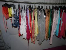 76 x Items Of Assorted Women's Clothing - Box394 - Tops, Pants, Vests, Bikinis - Sizes Range From
