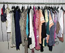 106 x Items Of Assorted Women's Clothing & Accessories - Box323 - Includes Tops, Bikinis, Bags,