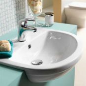 1 x Vogue Zoe Semi Reccessed 1th 520mm Sink Basin - Vogue Bathrooms - Brand New and Boxed - Ref P101