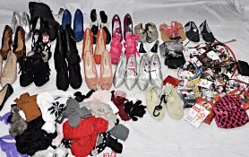 **Mega Lot** Approx 200 x Items Of Costume Jewellery, Shoes (22 x Pairs) & Fashion Accessories –