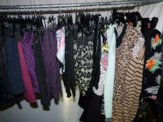 55 x Items Of Assorted Women’s Clothing - Includes 10 x Skirts, 5 x Pants, 20 x Dresses, 22 x Tops