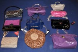 10 x Various Zandra Rhodes Bags - NJB002 - CL008 – NEW – Location: Bury BL9 - RRP £540