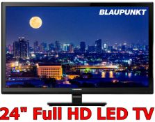 1 x Blaupunkt 24 Inch LED Television - Brand New Boxed Stock - Full 1080p HD - Built In Freeview