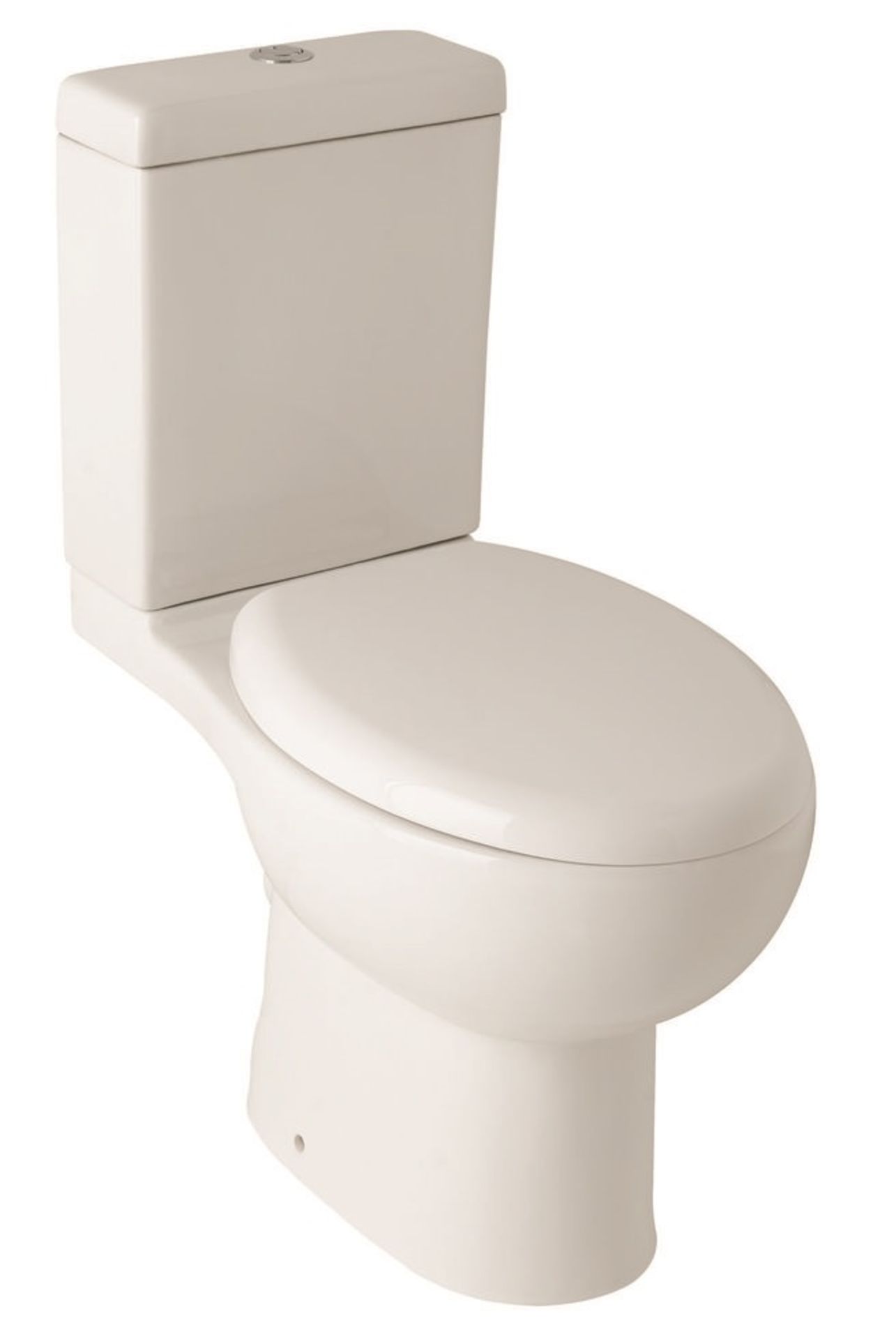 1 x Comfort Sink Basin & Toilet Set - Single Tap Sink Basin and Close Coupled Toilet Pan With - Image 2 of 4