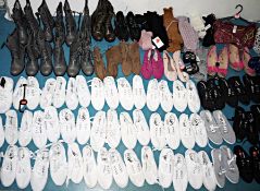 50 x Pairs Of Assorted Women's & Girl's Footwear – Box321 – Inc Shoes, Boots & Trainers – Also