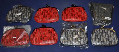 8 x Red or Dead Clasp Closing Clutch Bags - NJB034 - CL008 - Location: Bury BL9 - RRP £360 – NEW