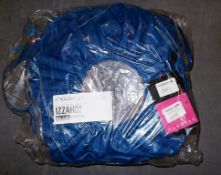 5 x Zandra Rhodes Izzah 02 Blue Handbags - NJB084 - CL008 - Location: Bury BL9 - RRP £200 – NEW