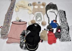 Approx 150 x Items Of Assorted Ladies & Girls Fashion Accessories – Box349 - Inc. Hats, Scarves,