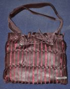 5 x Moda In Pelle Burgundy Leather Bags - NJB035 - CL008 - Location: Bury BL9 - RRP £325 – NEW