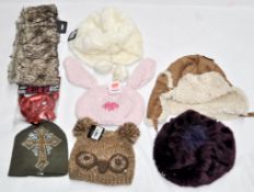 Approx 85 x Items Of Assorted Womens & Girls Fashion Accessories – Box386 – Inc. Mostly Hats & More!