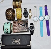 Approx 100 x Items Of Costume Jewellery & Fashion Accessories Including Watches – Box1051 -