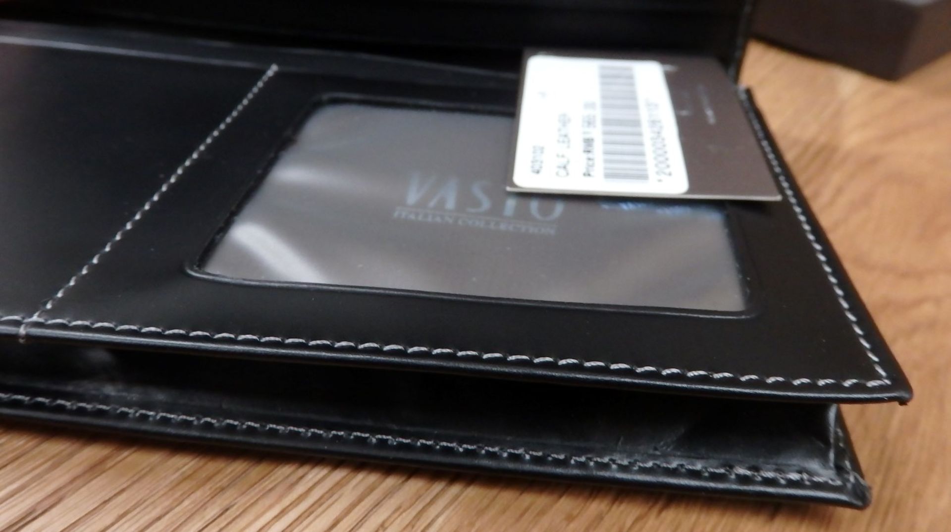 1 x Beautiful Luxury Designer Genuine Soft Calf Leather - Black - Wallet/Purse - Brand New & Boxed - - Image 5 of 9