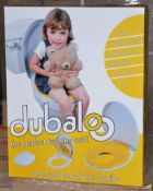 1 x Dubaloo 2 in 1 Family Training Toilet Seat - One Seat For All The Family - Full Size Toilet Seat