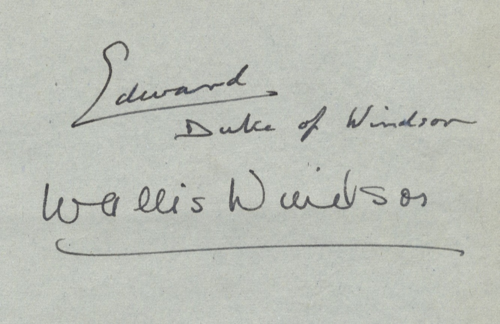 EDWARD & WALLIS: EDWARD, DUKE OF WINDSOR (1894-1972) King of the United Kingdom January - December
