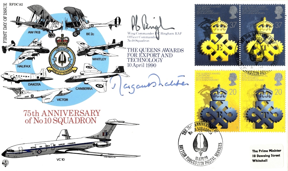 THATCHER MARGARET: (1925-2013) British Prime Minister 1979-90. Signed First Day Cover commemorating