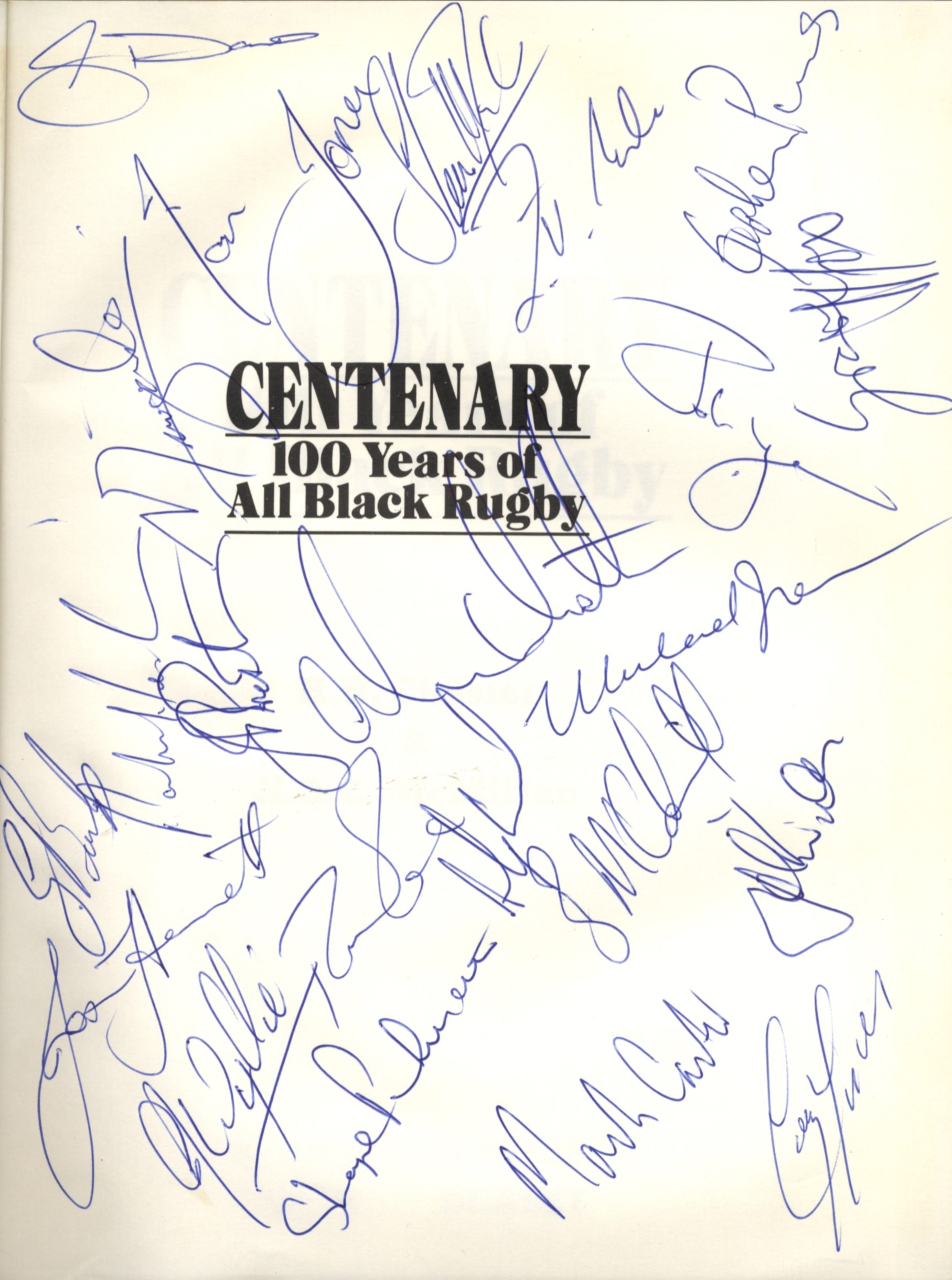 RUGBY: Small selection of signed hardback books by various Rugby players including Rugby from the