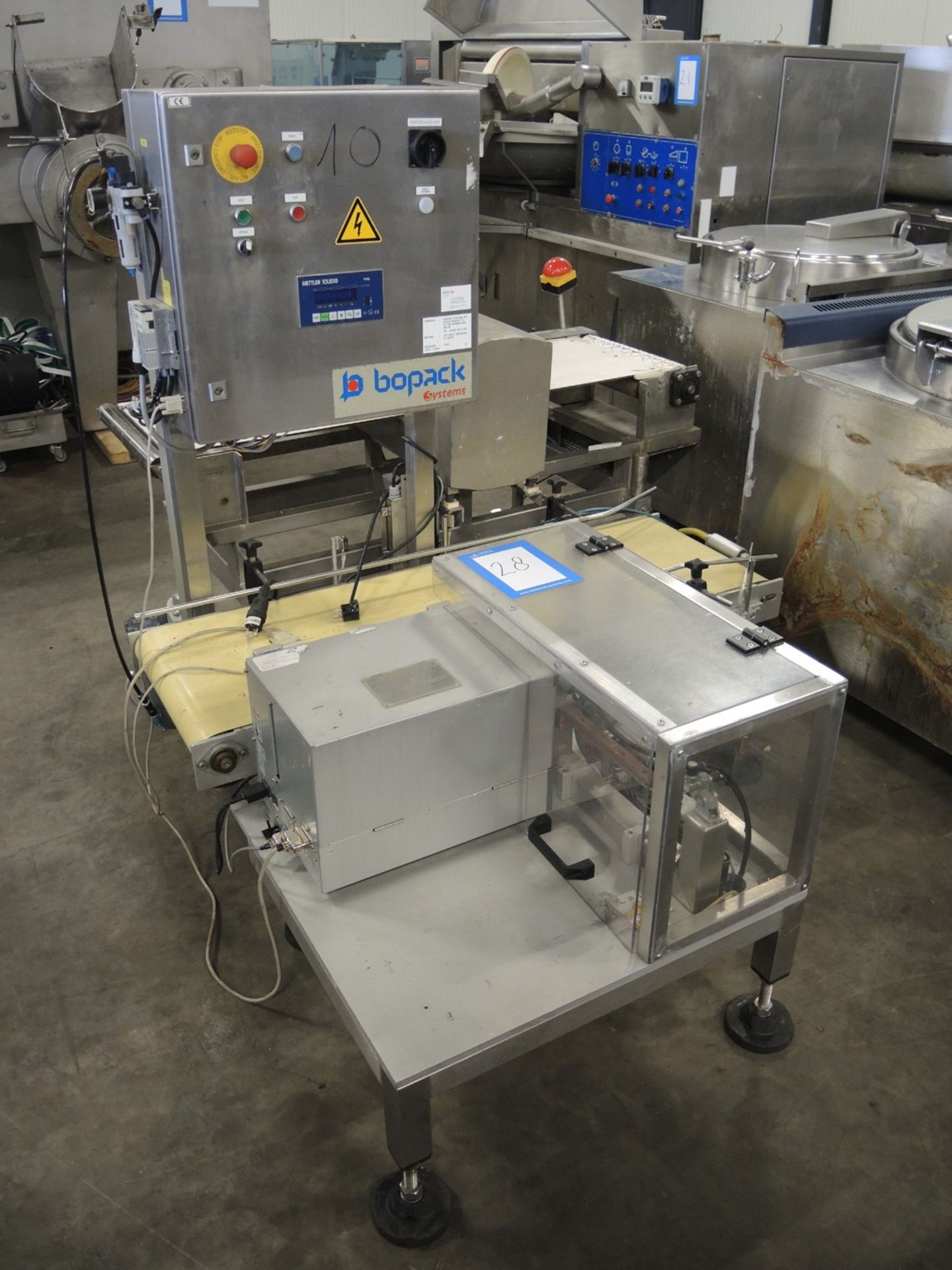 Bopack systems weighing and labelling machine, type: tec bsx4, serial number: 29276, year of