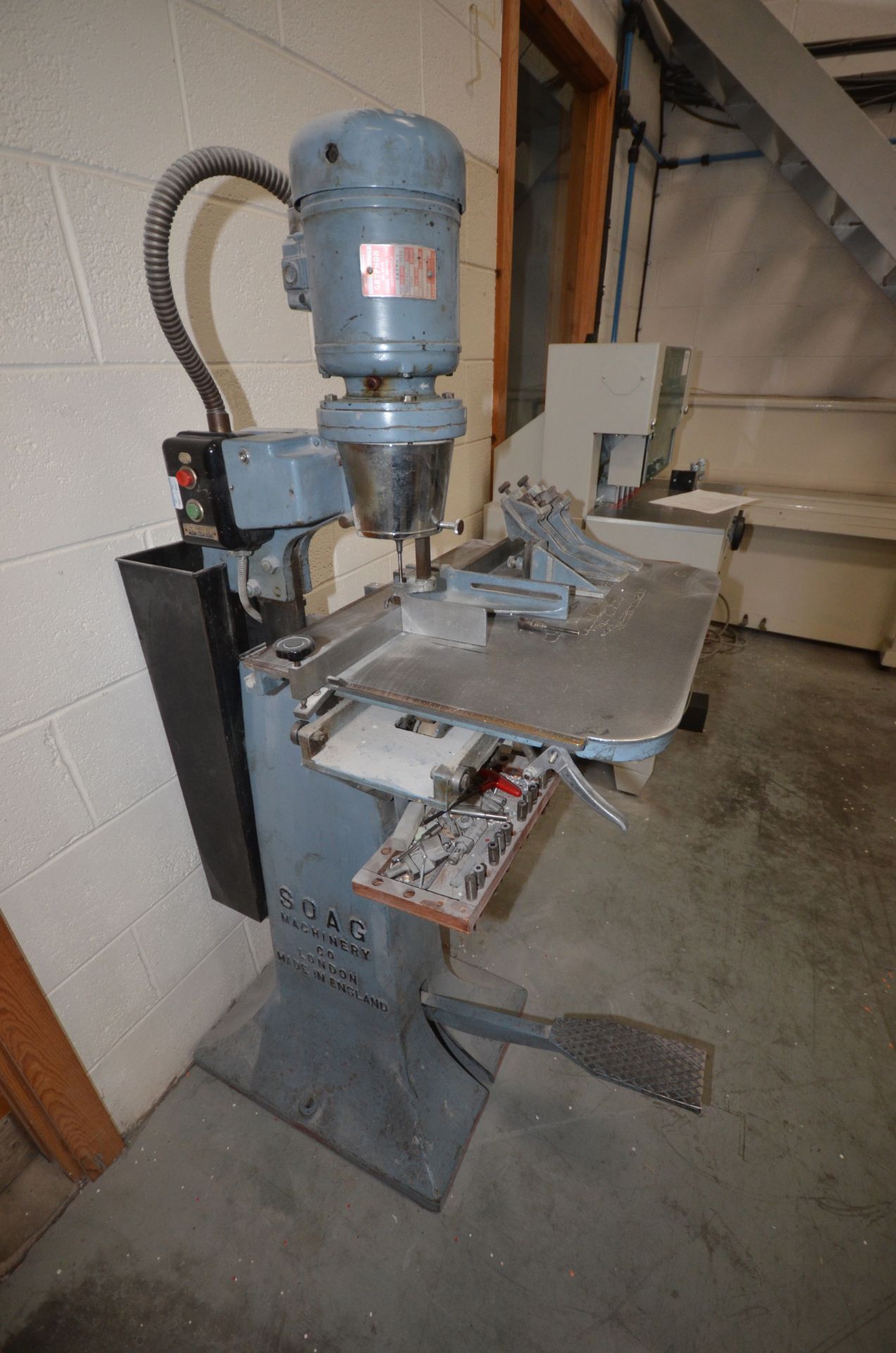 Soag single head pedestal mounted paper drill - Image 2 of 3