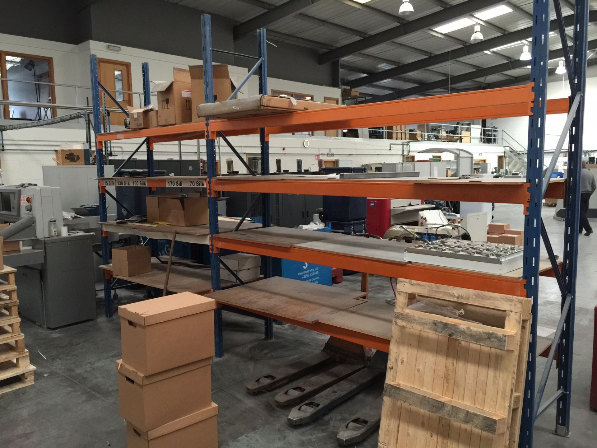 6 Bays of pallet racking as shown on photos - 2 x single bays, 1 x double bay and 1 x lower double - Image 4 of 5