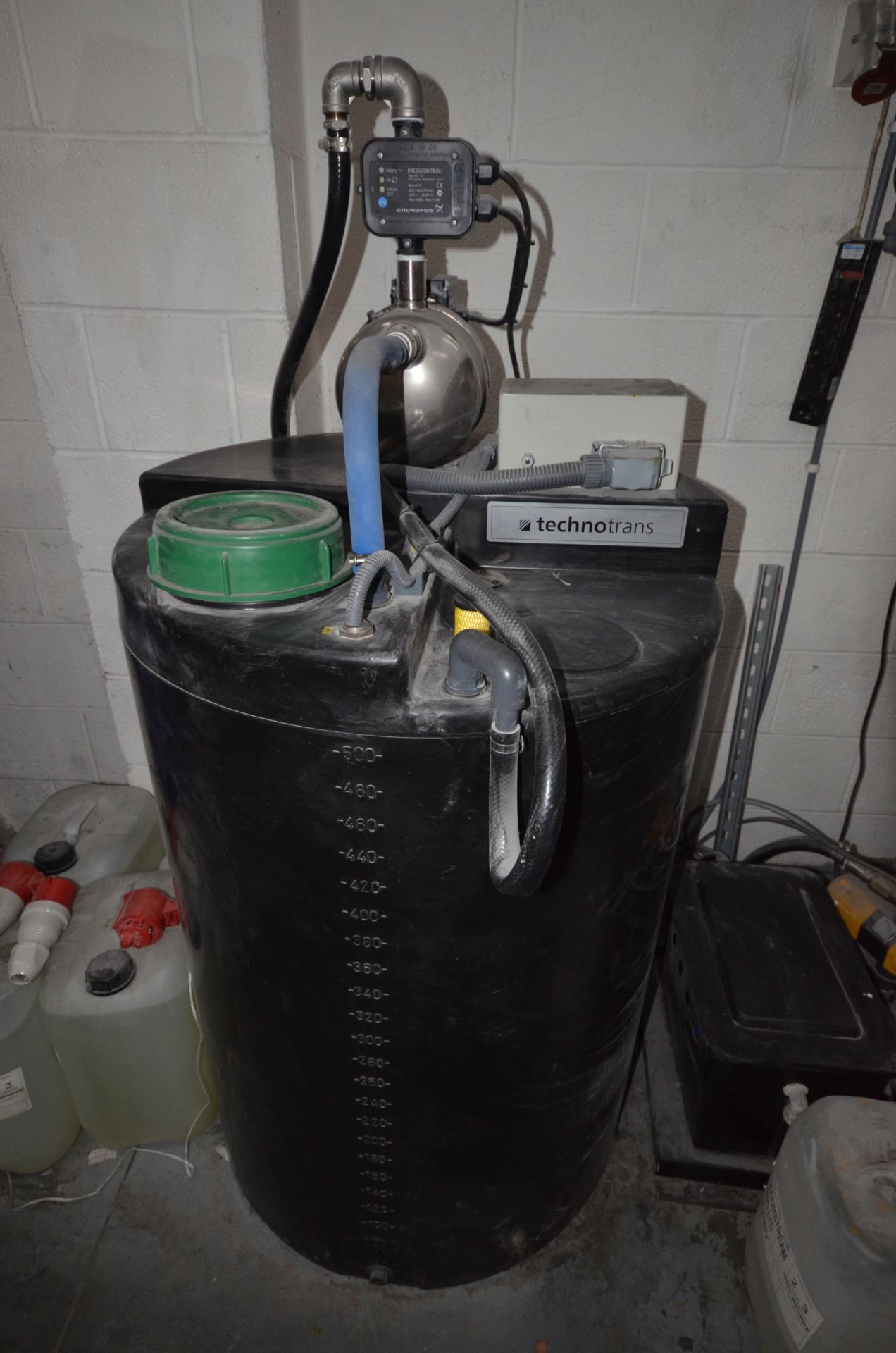 Technotrans Alpha reverse osmosis unit with GRP storage tank, header tank and electric pump unit - Image 2 of 5