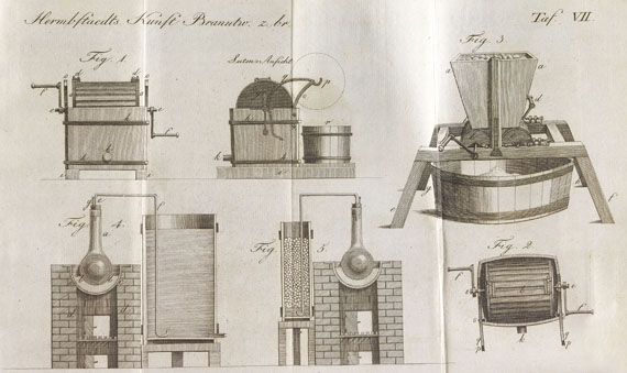 Hermbstädt, Sigismund Friedr., Brandweinbrennerey. 1817 Branntweinbrennerei. - Hermbstädt, S. Fr.,