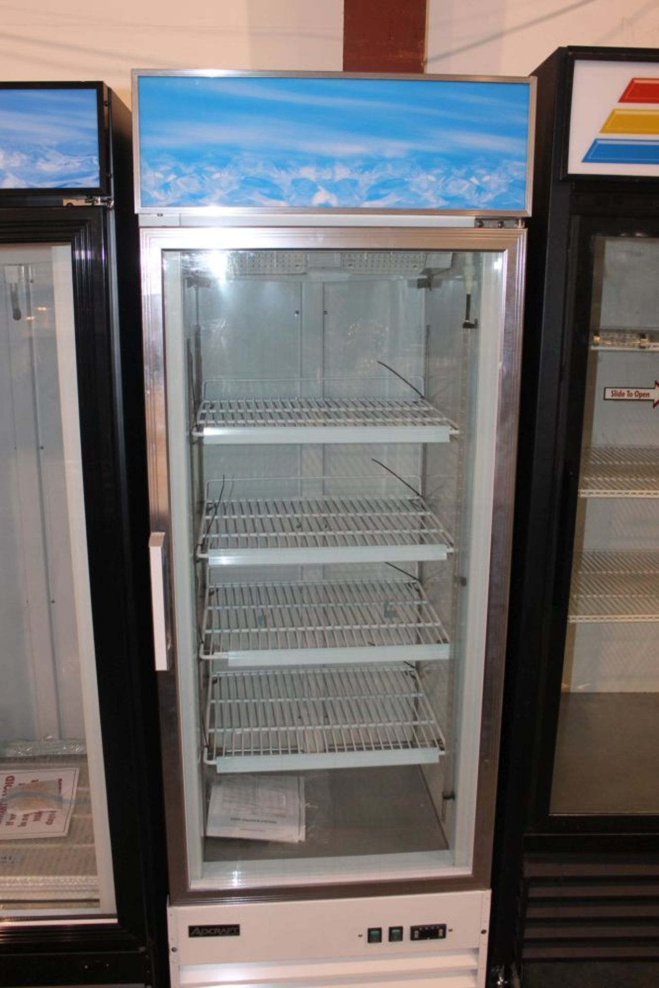 Freezer Showcase, 1 Door, White NEW RFS-1D/W