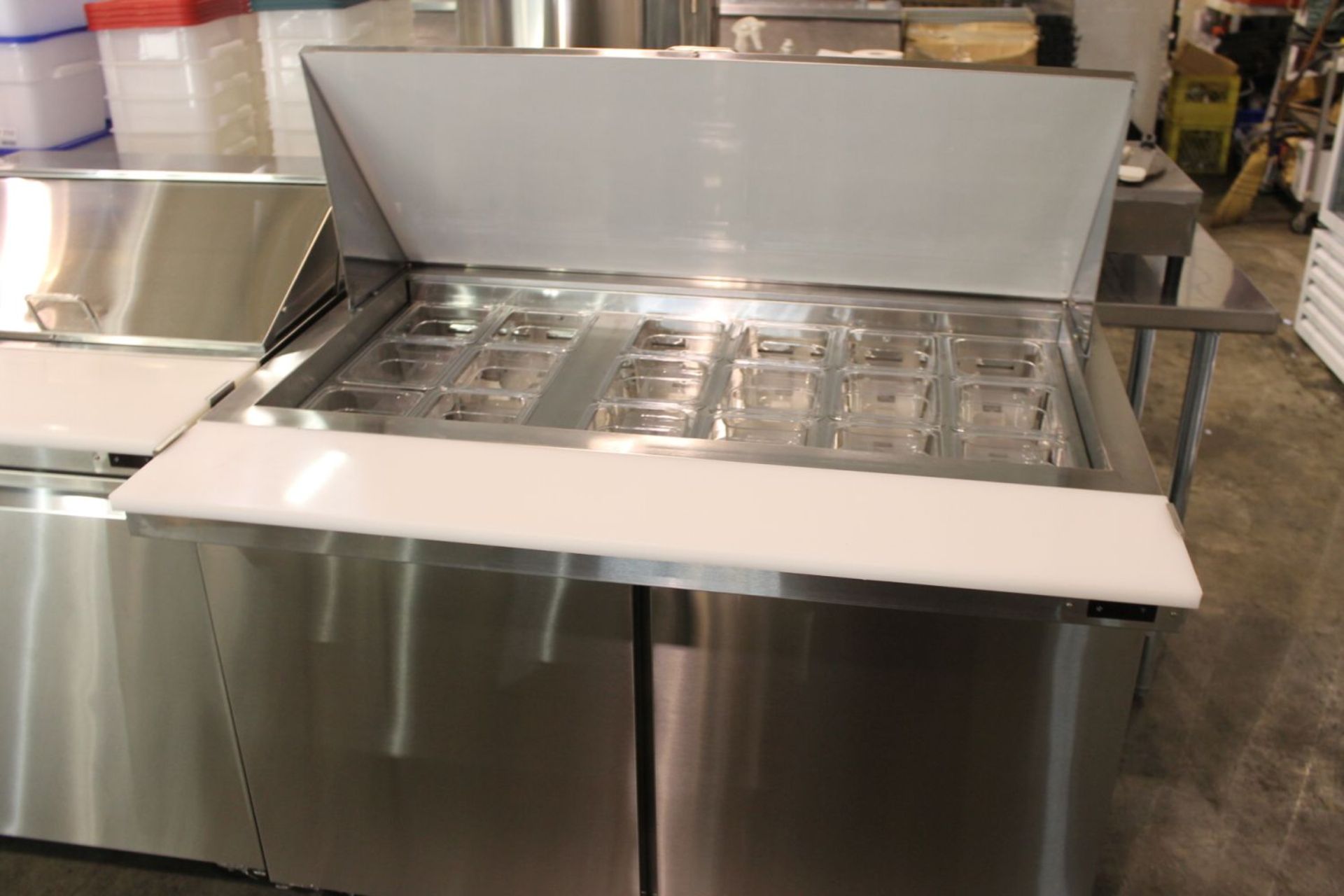 47" Refrigerated Megatop Prep Table, 18 Pans NEW SLM-2D