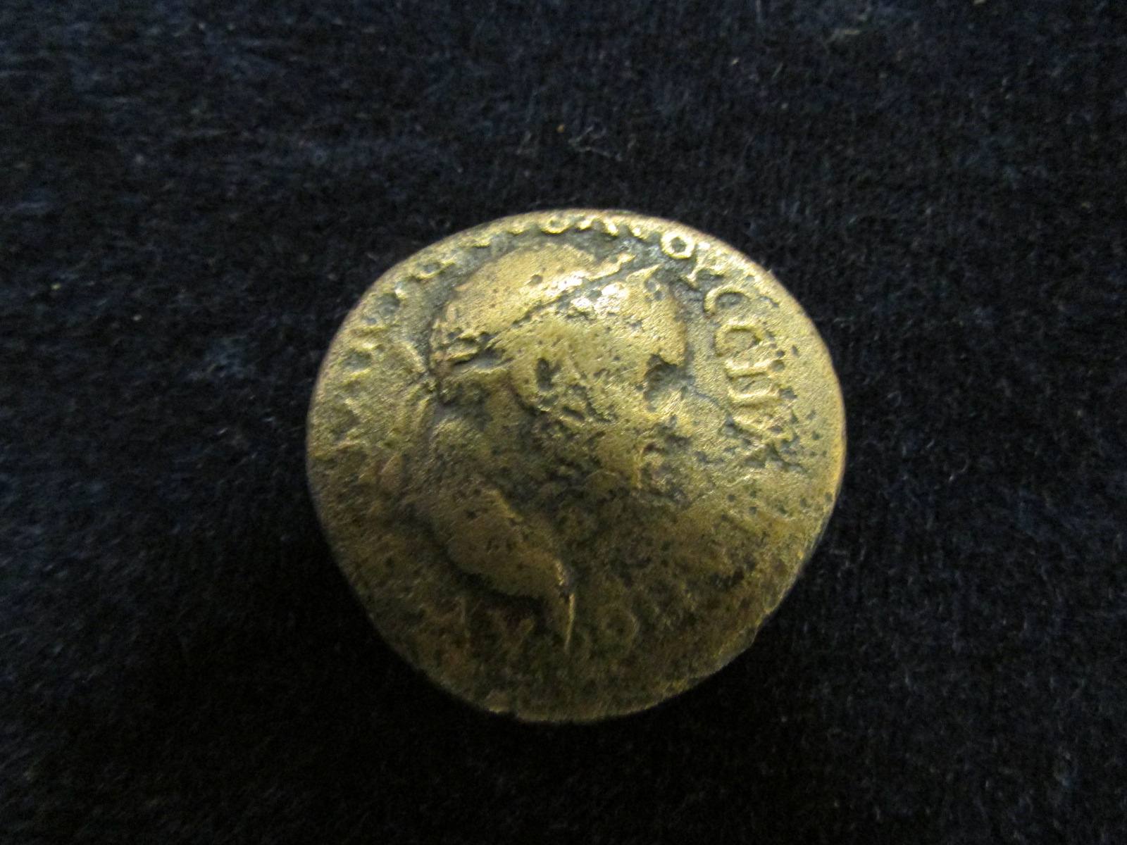 Vespasian colonial AE27, wt.16.0g. of Cappadocia, Caesarea, reverse:- Mount Argaeus, sold with a