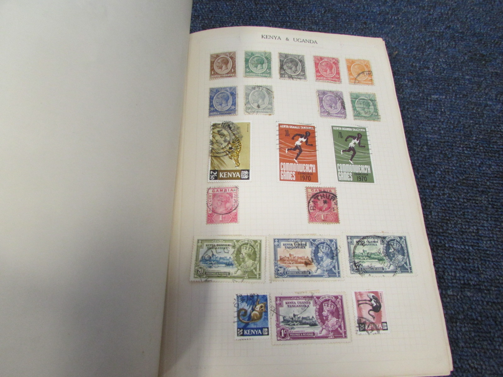 Small original album of British Commonwealth and GB, including Penny Blacks and GVI high values
