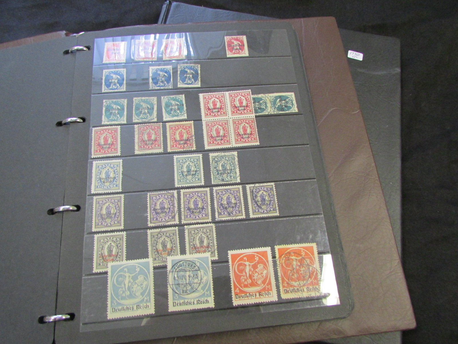 Germany - collection in two binders, on hagner leaves, Deutsches Reich c1872 - 1945, mint & used,