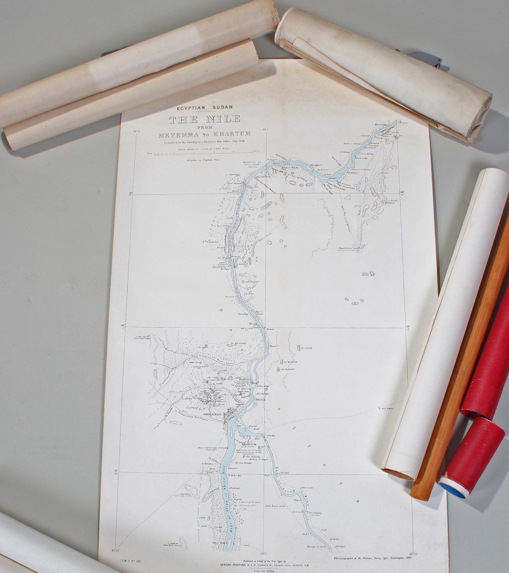 Mixed rolled maps, to include, Ordnance survey of Ireland, Index to the Townland Survey of the