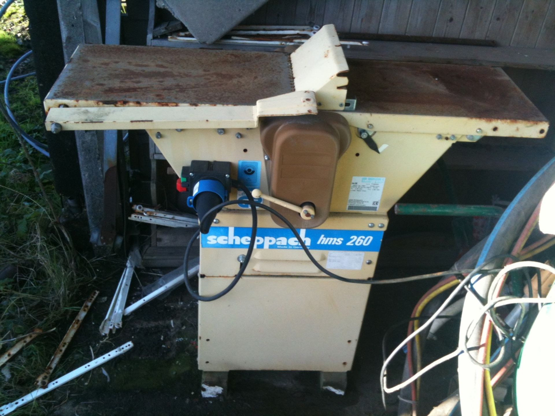 Click Here To Bid Scheppach Hms 260 Planer Thicknesser In Very Good Condition Overall