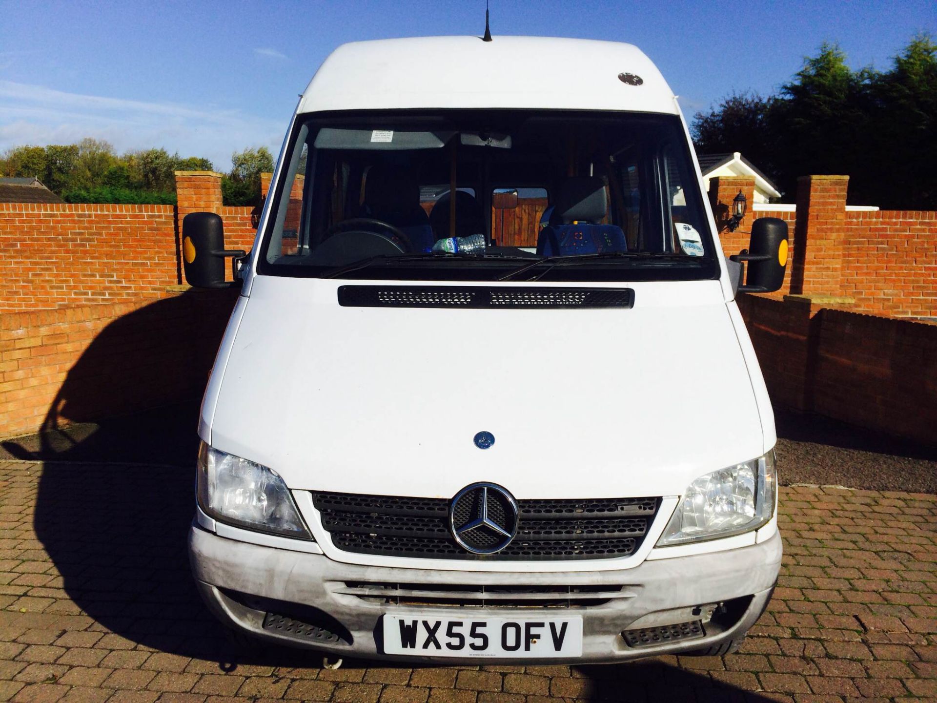 2005/55 REG MERCEDES SPRINTER 413 CDI EXTRA LWB TWIN WHEELER 17 SEATER *NO VAT* - Image 3 of 13