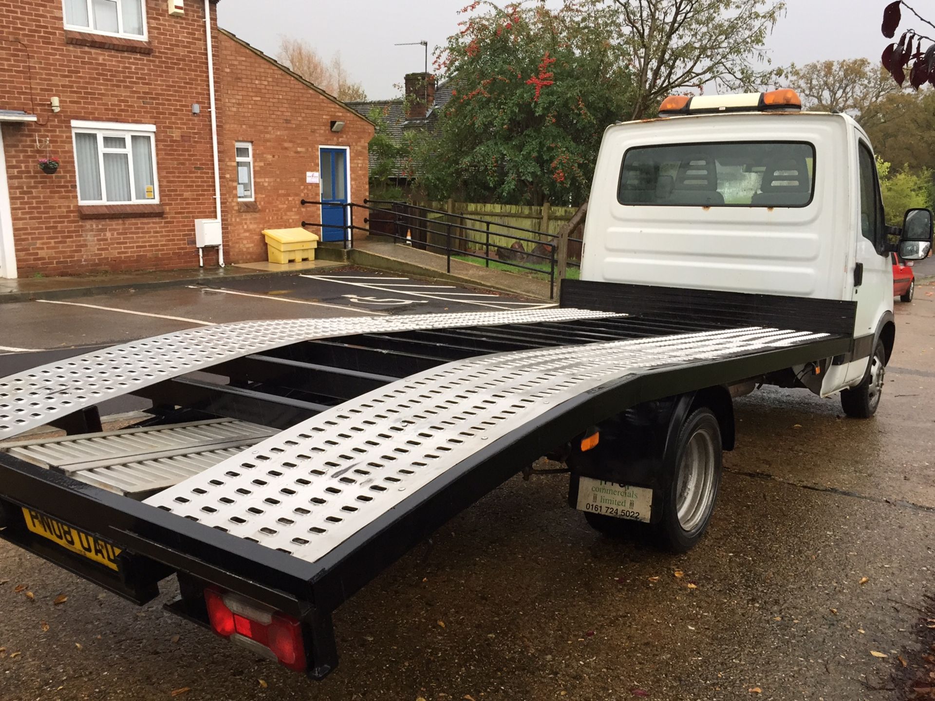 2008/08 REG IVECO DAILY TWIN WHEEL AXLE 35C14 CAR-TRANSPORTER BEAVER TAIL *NO VAT* - Image 5 of 12