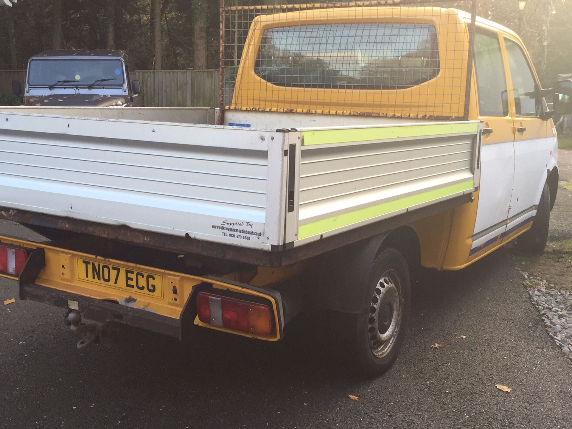 2007/07 REG VOLKSWAGEN TRANSPORTER T30 102 DOUBLE CAB LWB DROPSIDE ONE OWNER - Image 5 of 11