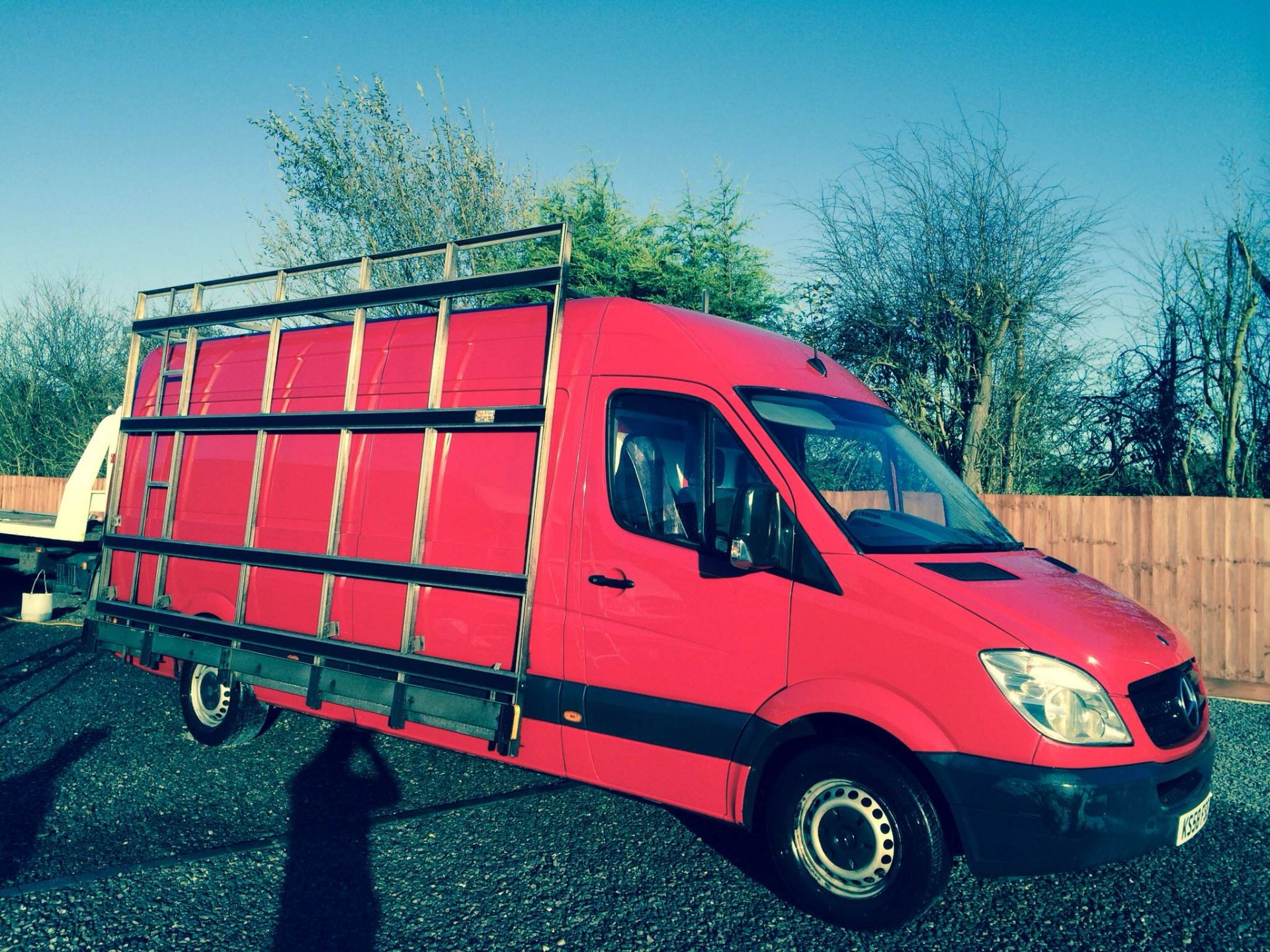 2009/58 REG MERCEDES SPRINTER 311 CDI LWB PANEL VAN ONE FORMER KEEPER SERVICE HISTORY RACK AND FRAIL