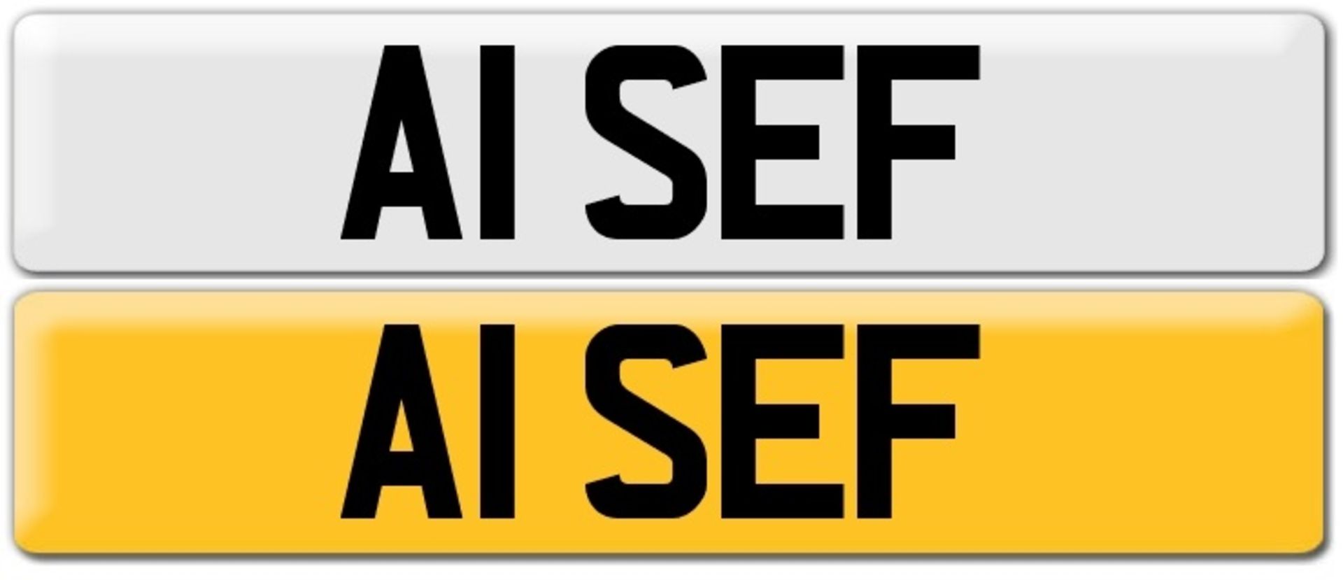 A1 SEF CHERISHED NUMBER PLATE